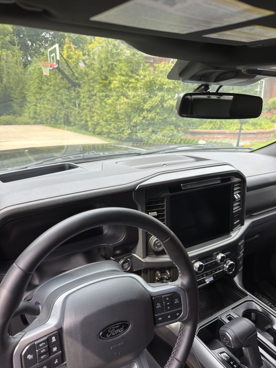 Ford F-150, dash after detailing by Aero Detailing, South Lyon MI