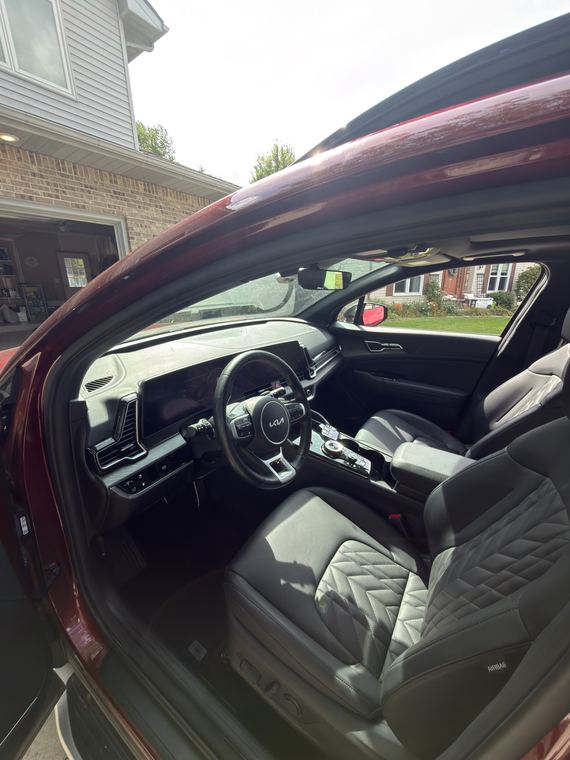 Kia, dash after detailing by Aero Detailing, South Lyon MI