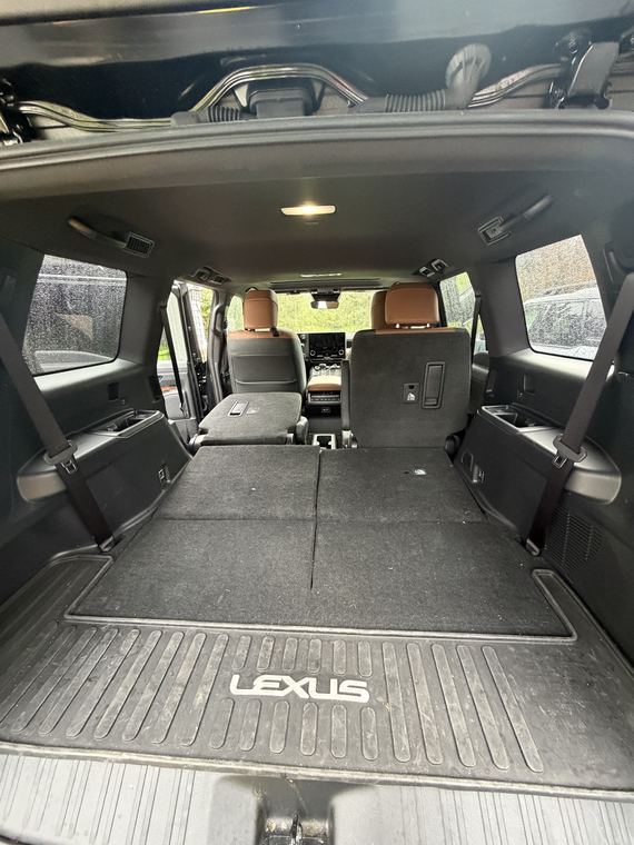 Lexus, cargo and third row after detailing by Aero Detailing, South Lyon MI